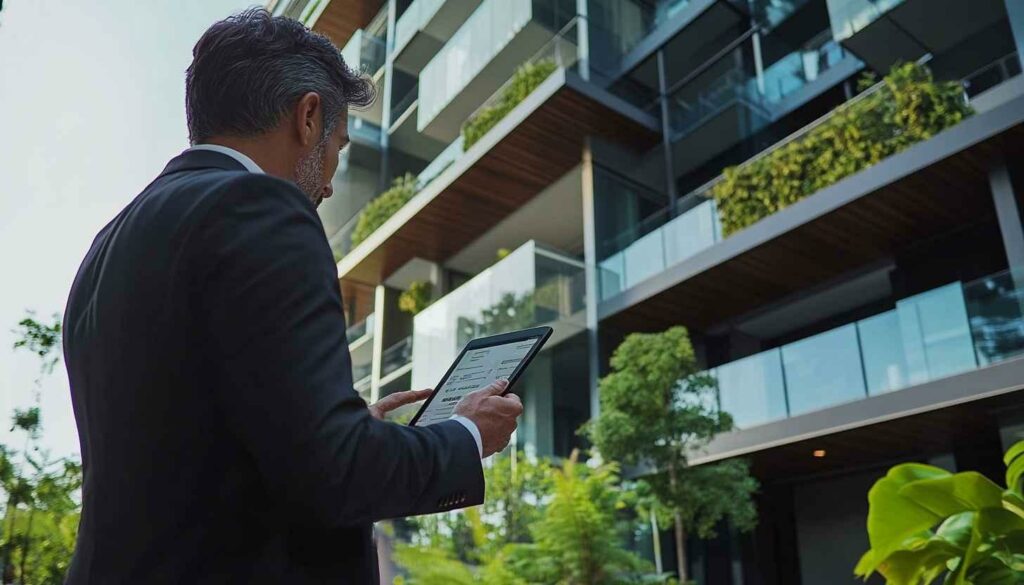 Gestion des accès résidentiels dans un immeuble collectif