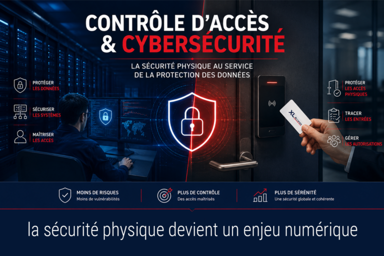 Contrôle d&rsquo;accès et cybersécurité : pourquoi la sécurité physique est devenue un enjeu numérique